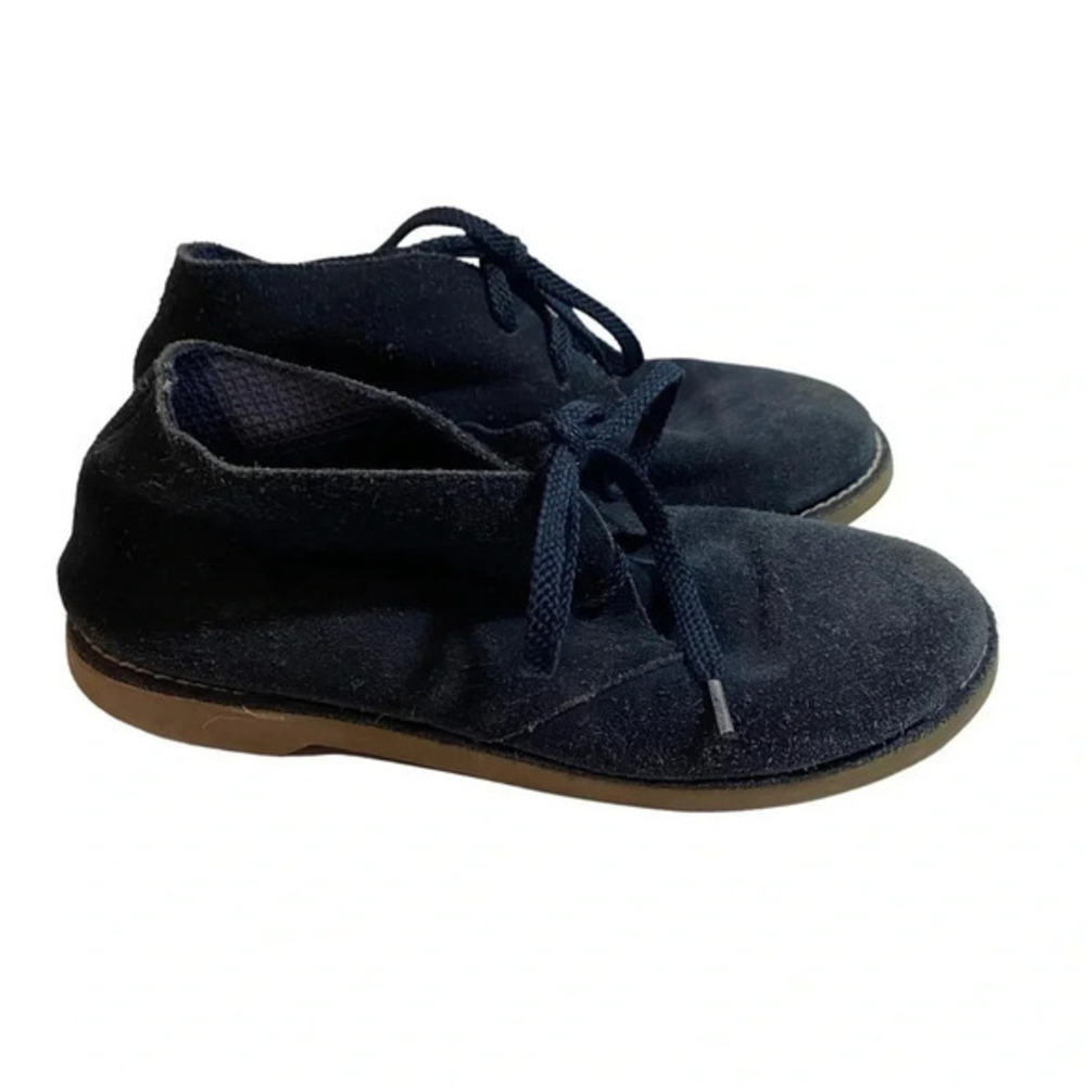 Crewcuts Chukka Desert Boots Navy Blue Suede Lace Up Ankle‎ Shoes